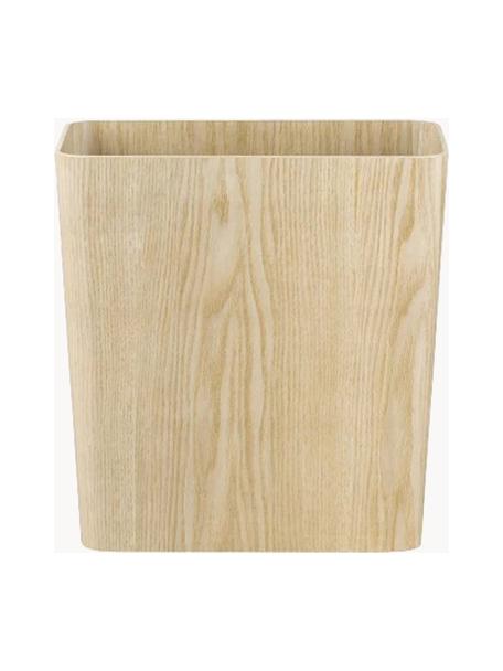 Papierkorb Wilo aus Holz, Holz, Helles Holz, B 30 x H 15 cm, 9 L