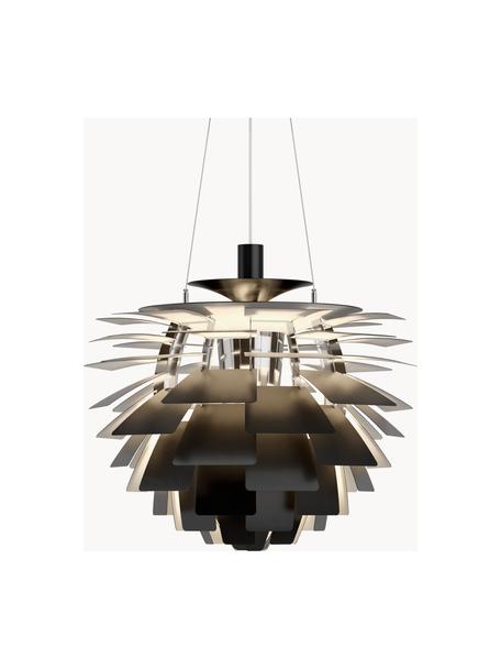 Lampada a sospensione PH Artichoke, alt. 58 cm, Struttura: acciaio cromato, Nero, Ø 60 x Alt. 58 cm