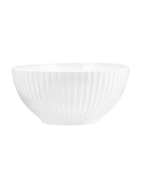 Ensaladera de porcelana Radius, Porcelana fina de hueso (porcelana)
Fine Bone China es una pasta de porcelana fosfática que se caracteriza por su brillo radiante y translúcido., Blanco, Ø 23 x Al 11 cm
