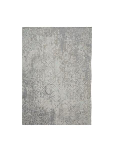 Chenilleteppich Babylon, Chenillegarn (100% Baumwolle), Grautöne, Beigetöne, B 170 x L 240 cm (Größe M)