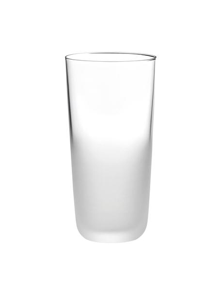 Semi-transparante glazen waterglazen Frost, 2 stuks, Glas, Transparant, Ø 7 cm, H 13 cm, 200 ml