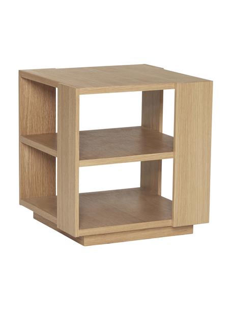 Dřevěný odkládací stolek Merge, Dubová dýha, certifikace FSC, Dřevo, Š 37 cm, V 38 cm
