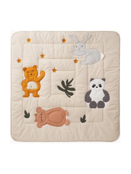 Alfombra de juegos Glenn, Funda: 100% algodón, Off White, motivo de animales, Cama 90 cm (155 x 220 cm)