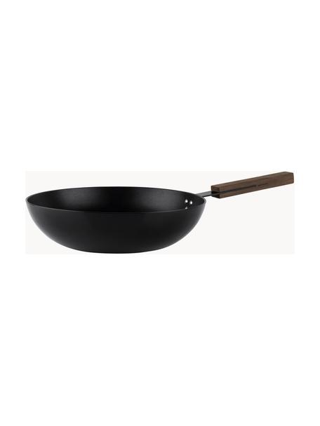 Wok pánev s nepřilnavou vrstvou Black, Černá, tmavé dřevo, Ø 32 cm, V 9 cm