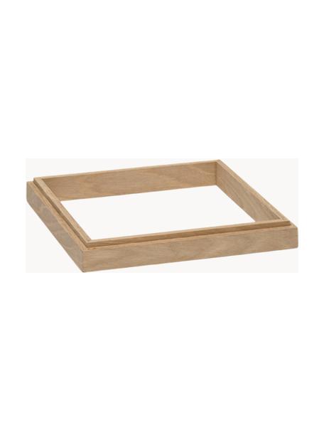 Base de vitrina de roble Miru, Madera de roble, Madera clara, An 38 x F 38 cm