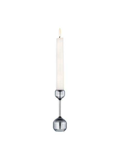 Candelabro argentato Silhouette, Metallo rivestito, Argentato, Ø 4 x Alt. 12 cm