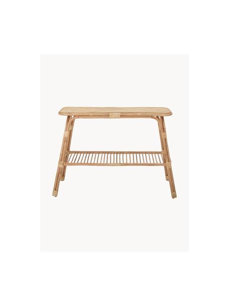 Rotan consoletafel Thenna, Rotan, Lichtbeige, B 111 x H 75 cm