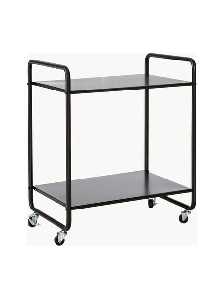 Wózek barowy z metalu Morris, Metal powlekany, Czarny, S 60 x W 70 cm