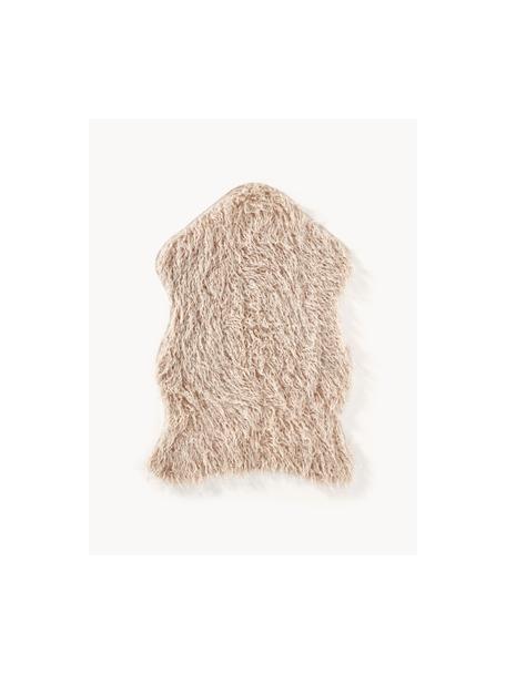 Umělá kožešina Morten, kudrnatá, Nugátová, Š 60 cm, D 90 cm