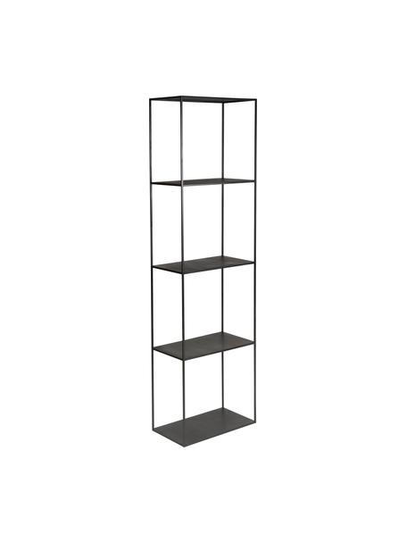 Étagère en métal Expo, Métal, revêtement par poudre, Noir, larg. 50 x haut. 180 cm
