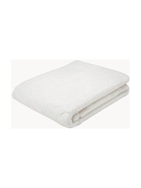 Plyšová deka z umelej kožušiny Mette, Biela, Š 150 x D 200 cm