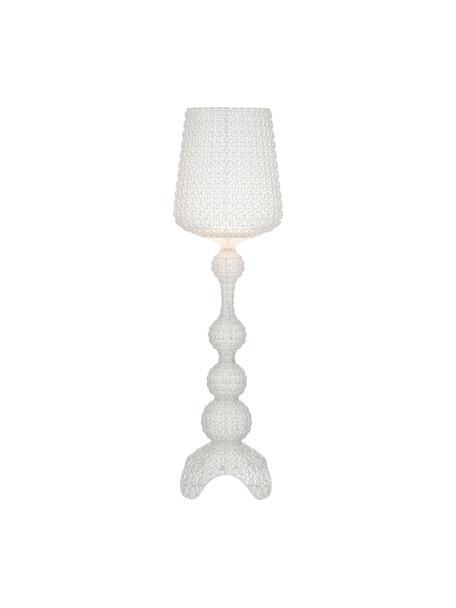 Stmievateľná vonkajšia stojacia LED lampa Kabuki, Umelá hmota, Priehľadná, Ø 50 x V 166 cm