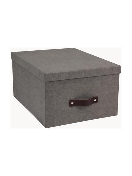 Skladovací box Gustav, Tmavě šedá, Š 30 cm, V 15 cm