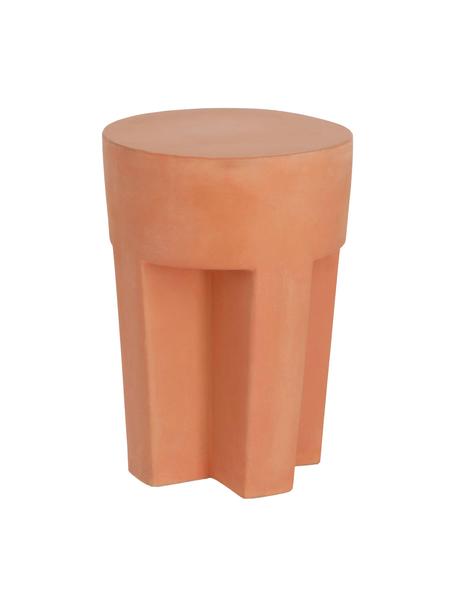 Table ronde de jardin terracotta Vilena, Terre cuite, Terre cuite, Ø 33 x haut. 47 cm