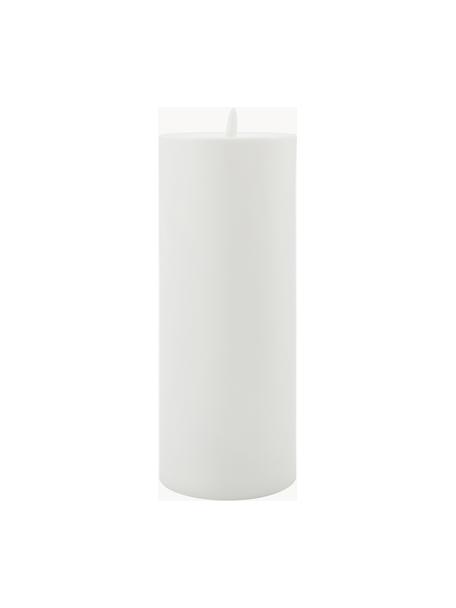 Candela a LED Hourse, alt. 25 cm, Plastica, Bianco, Ø 10 x Alt. 25 cm