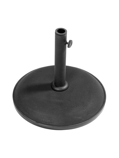 Base ombrellone rotonda color nero Bea, Resina, Nero, Ø 42 x Alt. 38 cm