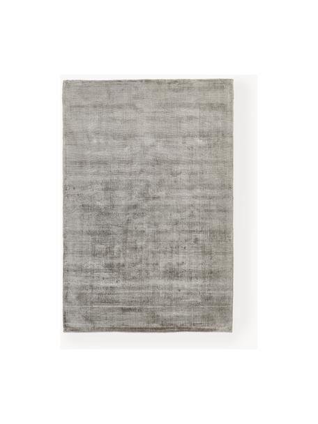 Ručně tkaný viskózový koberec Jane, Šedá, Š 80 cm, D 150 cm (velikost XS)