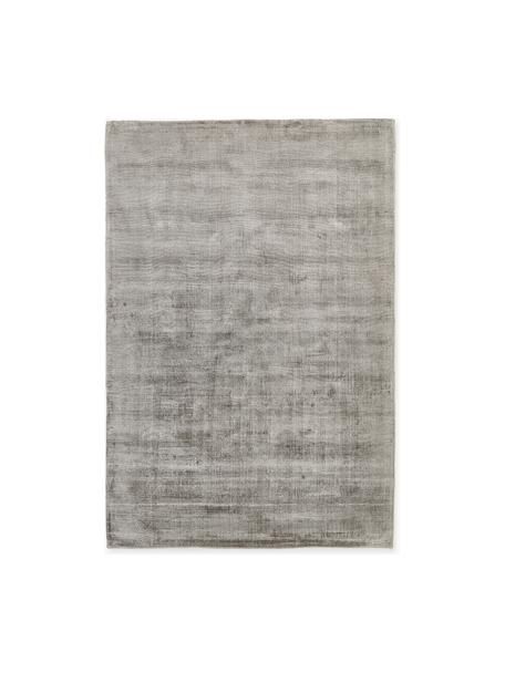 Ręcznie tkany dywan z wiskozy Jane, Szary, S 80 x D 150 cm (Rozmiar XS)