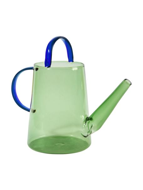 Krhlička zo skla Loop, Sklo, Zelená, tmavomodrá, Š 24 x V 21 cm