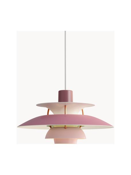 Hanglamp PH 5, verschillende formaten, Lampenkap: gecoat metaal, Rozetinten, goudkleurig, Ø 30 x H 16 cm