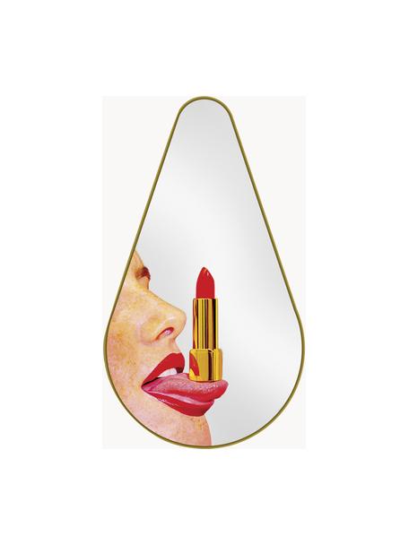 Dizajnové nástenné zrkadlo Tongue, Viacfarebná, Š 45 x V 81 cm