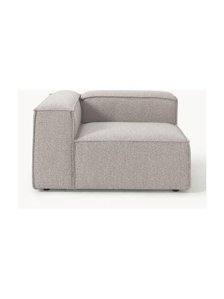 Rohový modul pohovky z bouclé Lennon, Bouclé svetlosivá, Š 119 x H 119 cm, ľavé rohové prevedenie