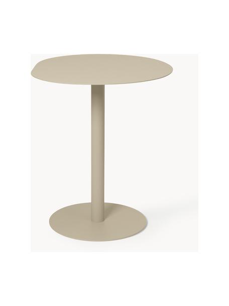 Table de forme organique Pond, Acier de structure, revêtu par poudre et galvanisé, Beige clair, mat, Ø 64 x haut. 72 cm