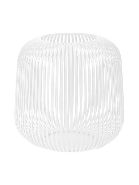 Lanterne Lito, Métal, enduit, Blanc, Ø 28 x haut. 27 cm