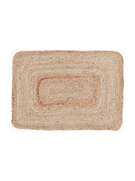 Jute placemats Ural, 2 stuks, Jute, Jute, B 35 x L 50 cm