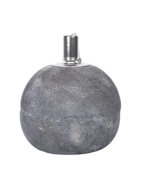 Lampa naftowa z betonu Raw, Beton, stal szlachetna, Ciemny szary, Ø 18 x W 21 cm