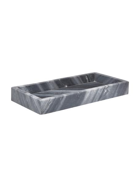 Bandeja decorativa pequeña de mármol Venice, Mármol, Mármol gris, An 30 x F 15 cm