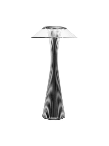 Malá závesná stolová LED lampa Space, Plast, Čierna, Ø 15 x V 30 cm