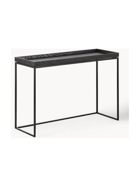 Designový konzolový stolek Pizzo, Černá, Š 100 cm, V 34 cm