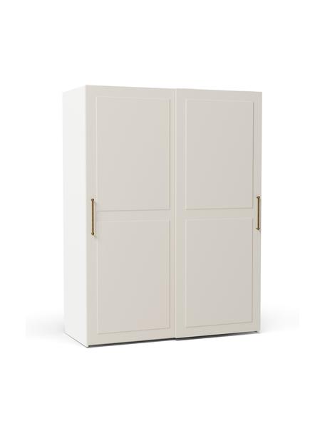 Modulová šatníková skriňa s posuvnými dverami Charlotte, šírka 150 cm, niekoľko variantov, Béžová, Basic Interior, Š 150 x V 200 cm