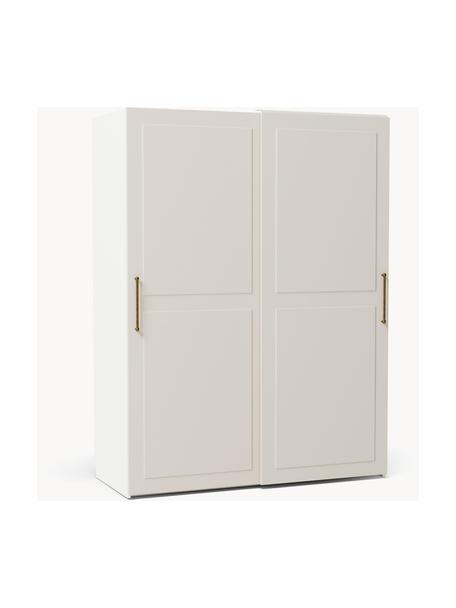 Modulární šatní skříň s posuvnými dveřmi Charlotte, šířka 150 cm, různé varianty, Béžová, Interiér Basic, Š 150 x V 200 cm