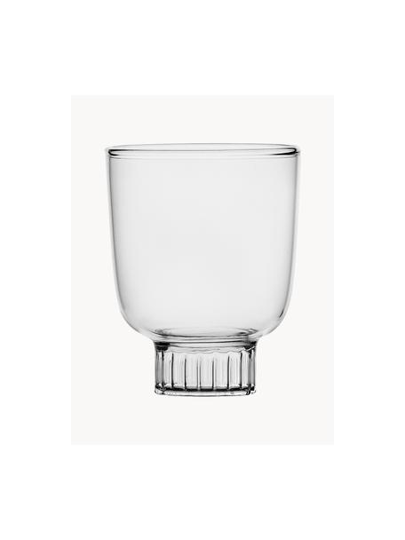 Handgemaakte witte wijnglas Liberta, Borosilicaatglas, Transparant, Ø 8 x H 10 cm, 300 ml