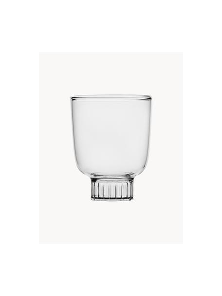 Handgemaakte witte wijnglas Liberta, Borosilicaatglas, Transparant, Ø 8 x H 10 cm, 300 ml