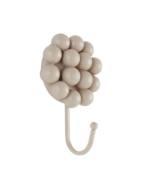 Porseleinen wandhaken Benevento, 2 stuks, Porselein, Taupe, B 11 cm x H 16 cm