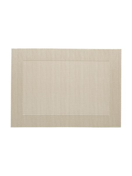 Podkładka z tworzywa sztucznego Trefl, 2 szt., Tworzywo sztuczne, Beżowy, 33 x 46 cm