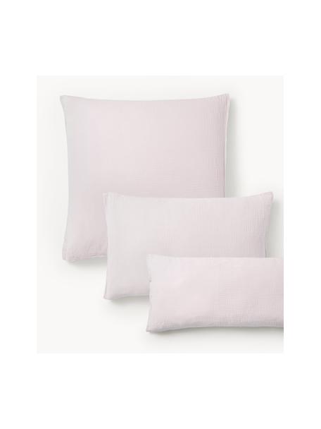 Funda de almohada de muselina Odile, Rosa claro, An 45 x L 110 cm