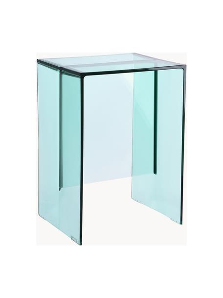 Design bijzettafel Max-Beam, Kunststof, Turquoise groen, B 33 x H 47 cm