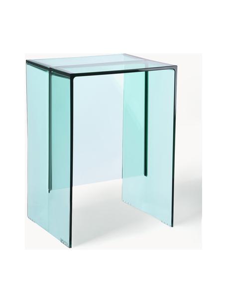 Design bijzettafel Max-Beam, Kunststof, Turquoise groen, B 33 x H 47 cm