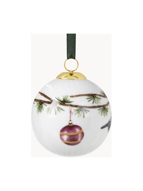 Boule de Noël en porcelaine Hammershøi, Porcelaine, Père Noël, Ø 6 cm