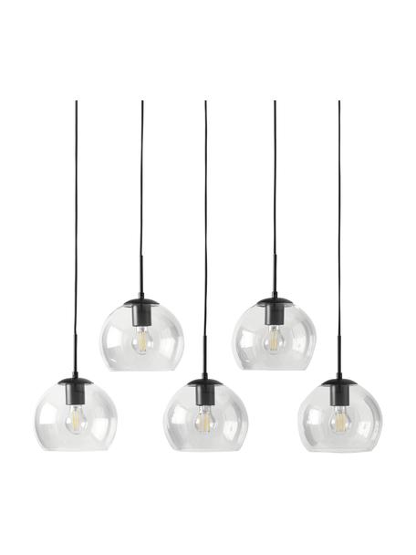 Závesná lampa Madina, Čierna, Š 90 x H 22 cm