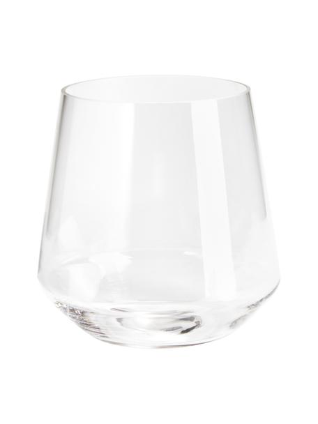 Mondgeblazen vaas Joyce, Glas, Transparant, Ø 16 x H 16 cm