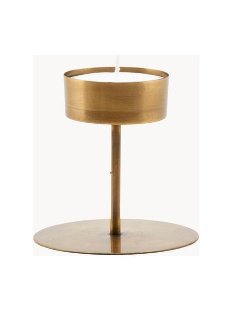 Svietnik na čajovú sviečku Anit, Potiahnutý kov, Odtiene zlatej, Ø 11 x V 10 cm