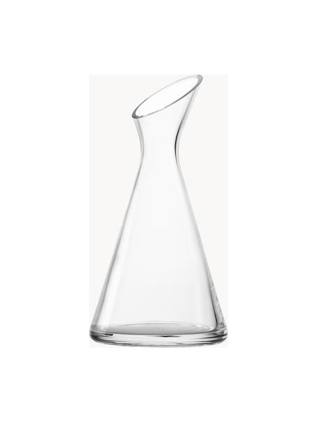 Mundgeblasene Kristall-Wasserkaraffe One, 1 L, Kristallglas, Transparent, 1 L