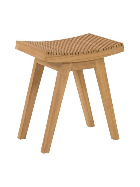 Taburetka z masívneho tíku Vincentina, Tíkové drevo, Tíkové drevo, Š 40 x V 46 cm