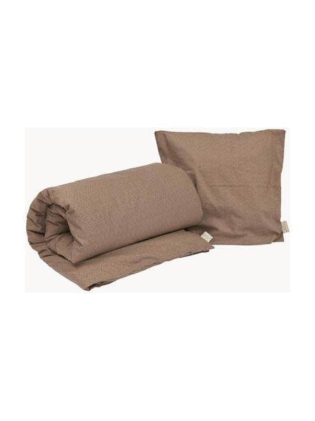 Bettwäsche Dotty, 100 % Baumwolle

Bettwäsche aus Baumwolle fühlt sich auf der Haut angenehm weich an, nimmt Feuchtigkeit gut auf und eignet sich für Allergiker., Braun, 100 x 140 cm + 1 Kissen 45 x 40 cm