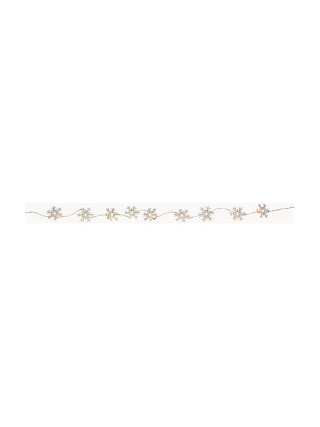 Guirlande lumineuse LED Izy Snowflake, 185 cm, Transparent, long. 185 cm